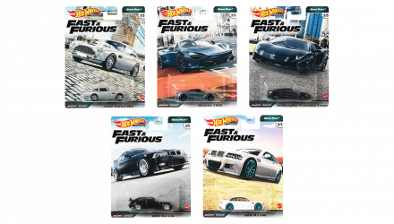 Набор Машинка Premium Hot Wheels Fast & Furious 2021-1 GBW75 5шт - Retromagaz, image 1
