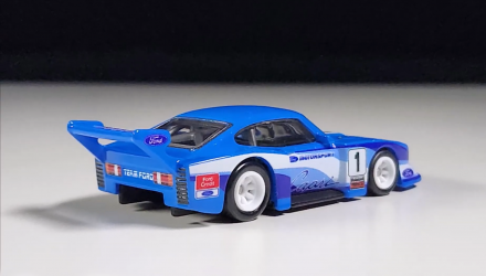 Машинка Premium 2шт Hot Wheels Ford Capri GR5 та Fleet Flyer Team Transport 1:64 JHX89 Blue - Retromagaz, image 5