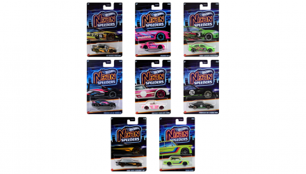 Набір Тематична Машинка Hot Wheels 8шт Neon Speeders HLH72 2025-2 - Retromagaz, image 1
