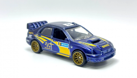 Машинка Базовая Hot Wheels Subaru Impreza WRX Super Treasure Hunt STH HW J-Imports 1:64 JJM23 Blue - Retromagaz, image 1