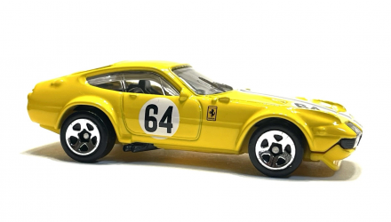 Машинка Базовая Hot Wheels Ferrari 365 GTB4 Competizione Race Day 1:64 JBC19 Yellow - Retromagaz, image 1