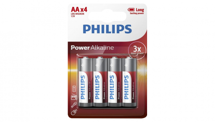 Батарейка Philips AA 4шт Bat Alkaline Power - Retromagaz, image 1