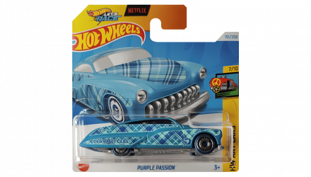 Машинка Базова Hot Wheels Purple Passion Treasure Hunts Art Cars 1:64 HTF22 Blue - Retromagaz, image 1