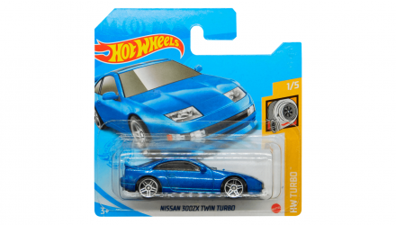 Машинка Базовая Hot Wheels Nissan 300ZX Twin Turbo Turbo 1:64 GRY55 Blue - Retromagaz, image 1