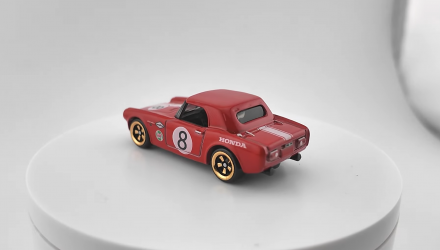 Тематическая Машинка Hot Wheels Honda S800 Racing Rally Champs 1:64 JKX62 Red - Retromagaz, image 2