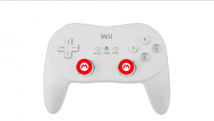Накладки на Стіки 2шт RMC Super Mario Nintendo Switch Wii Steam Deck Red - Retromagaz, image 1