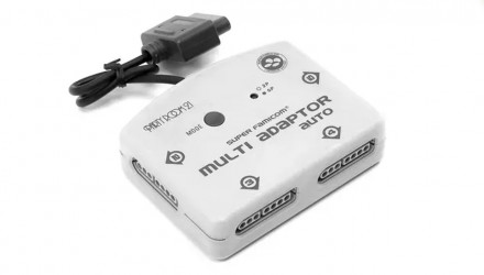 Multitap Дротовий Party Room 21 SNES Adaptor Auto 5P Grey 0.3m Б/У - Retromagaz, image 1