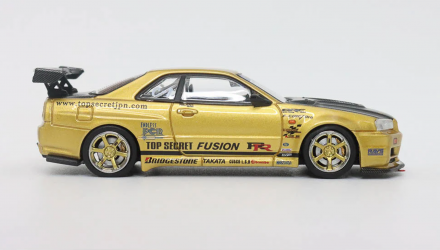 Машинка Premium INNO64 Nissan Skyline GT-R (R34) TOP SECRET 1:64 IN64-R34TS-GOLD Gold - Retromagaz, image 3