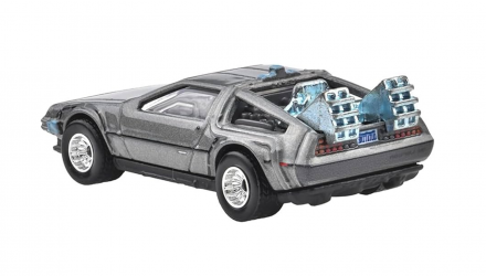 Машинка Premium Hot Wheels Back to the Future Time Machine Pop Culture 1:64 JBL65 Silver - Retromagaz, image 4