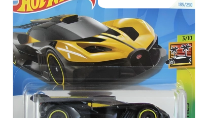 Машинка Базовая Hot Wheels Bugatti Bolide Exotics 1:64 HTC22 Black - Retromagaz, image 1