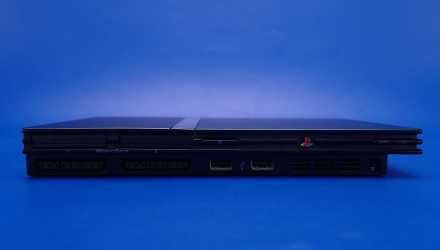 Набор Консоль Sony PlayStation 2 Slim SCPH-7xxx Chip Black Б/У  + Адаптер RMC Новый + Карта Памяти - Retromagaz, image 5