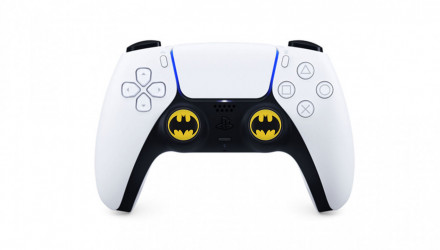Накладки на Стики 2шт RMC Batman PlayStation 5 4 3 2 1 Xbox Series One 360 Switch 2 Black Yellow - Retromagaz, image 1