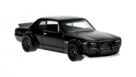 Машинка Базовая Hot Wheels Nissan Skyline H/T 2000GT-X Screen Time 1:64 JJM13 Black - Retromagaz, image 4