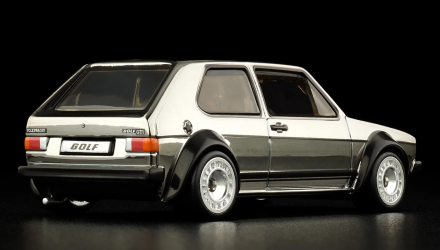 Машинка Premium Hot Wheels 1976 Volkswagen Golf MK1 GTI Red Line Club RLC 1:64 JCP07 Grey - Retromagaz, image 2