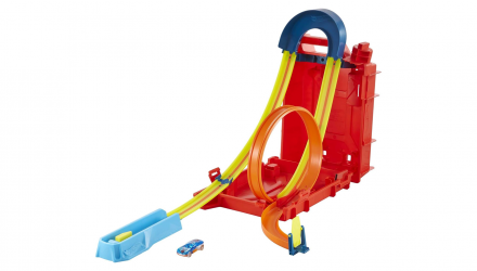 Трек Hot Wheels Турботрюки Track Builder HDX78 Red Новий - Retromagaz, image 2