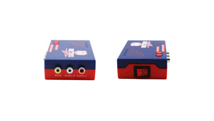 Адаптер Комбінований RetroScaler N64 2X AV to HDMI Converter and Line-Doubler Blue Red Б/У - Retromagaz, image 4