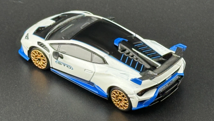Машинка Premium MINI GT Lamborghini Huracán STO Bianco Asopo 1:64 MGT00788-BL White - Retromagaz, image 3