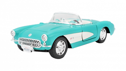 Машинка Maisto 1957 Chevrolet Corvette Special Edition 1:24 Blue - Retromagaz, image 1