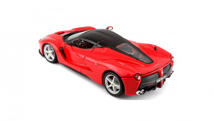 Машинка Bburago LaFerrari (в асортименті) Standart Race & Play 1:24 Red White - Retromagaz, image 4