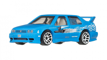Тематическая Машинка Hot Wheels Volkswagen Jetta MK3 Fast & Furious 1:64 JBY46 Blue - Retromagaz, image 2