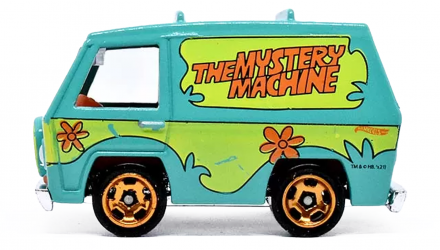 Машинка Базовая Hot Wheels Scooby-Doo! The Mystery Machine Screen Time 1:64 GRX97 Turquoise - Retromagaz, image 5