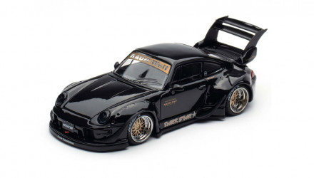Машинка Premium Ignition Model Porsche Porsche RWB 993 1:64 IG3870 Black - Retromagaz, image 1