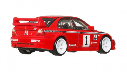 Машинка Premium Hot Wheels Mitsubishi Mitsubishi Lancer Evolution VI Thrill Climbers 1:64 JKF19 Red - Retromagaz, image 2