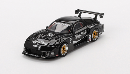 Машинка Premium MINI GT MAZDA RX-7 LB-Super Silhouette Liberty Walk 1:64 MGT00785 Black - Retromagaz, image 1