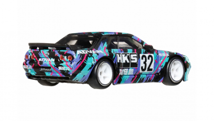 Машинка Premium Hot Wheels Nissan Skyline GT-R (R32) Pandem Modern Classics 1:64 JHW41 Black - Retromagaz, image 2