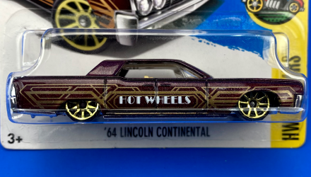 Машинка Базова Hot Wheels '64 Lincolnn Continental Art Cars 1:64 DTX89 Brown - Retromagaz, image 1