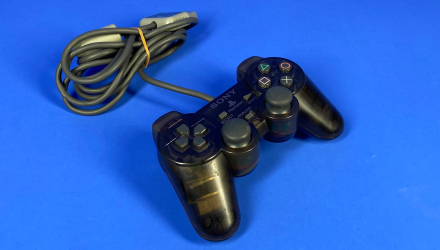 Геймпад Дротовий Sony PlayStation 1 SCPH-1200 DualShock Smoke Clear Grey 2m Б/У - Retromagaz, image 1