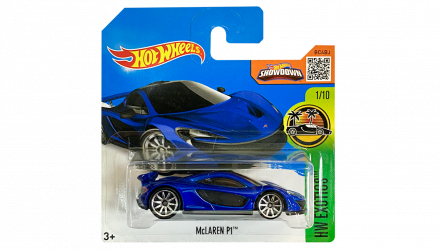 Машинка Базовая Hot Wheels McLaren P1 Exotics 1:64 DHP95 Blue - Retromagaz, image 1