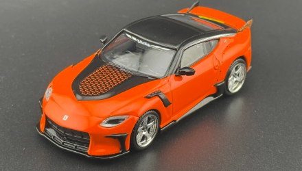 Машинка Premium Tarmac Works Nissan VeilSide FFZ400 Fairlady Z GLOBAL64 1:64 T64G-074-OR Orange - Retromagaz, image 4