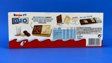 Набор Печенье 2шт Kinder DUO 12 Biscuits 150g - Retromagaz, image 3