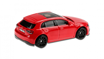 Машинка Базова Hot Wheels '19 Mercedes-Benz A-Class Nightburnerz 1:64 GHD13 Red - Retromagaz, image 4