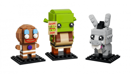 Конструктор Lego Shrek, Donkey & Gingy Figures BrickHeadz 40923 Новый - Retromagaz, image 2