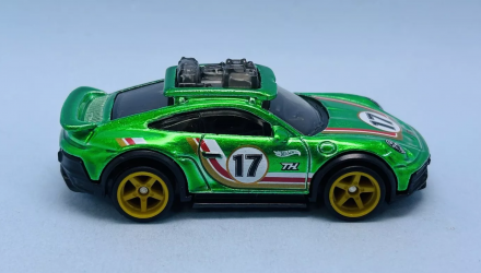 Машинка Базова Hot Wheels Porsche 911 Rallye Super Treasure Hunt STH Safari 1:64 JBC41 Green - Retromagaz, image 4