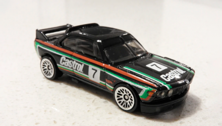 Машинка Базова Hot Wheels '73 BMW 3.0 CSL Race Car Speed Graphics 1:64 DTX60 Black - Retromagaz, image 5