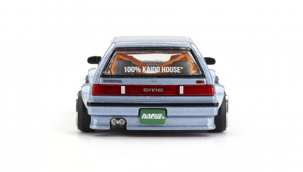 Машинка Premium Kaido House x MiNI GT Honda Civic (EF) Kaido Roulette V1 1:64 KHMG179 Blue - Retromagaz, image 4
