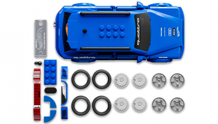 Конструктор Hot Wheels Brick Shop Speed Audi Avant RS2 253 деталей JGR28 Blue - Retromagaz, image 3