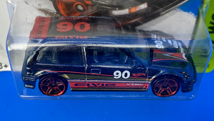 Машинка Базовая Hot Wheels '90 Honda Civic EF Workshop 1:64 CFH87 Black - Retromagaz, image 3