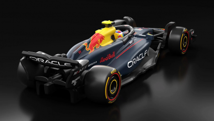 Машинка Premium Hot Wheels Oracle Red Bull Racing - RB20 (#11) Formula One Collection 1:64 JBM19 Blue - Retromagaz, image 2