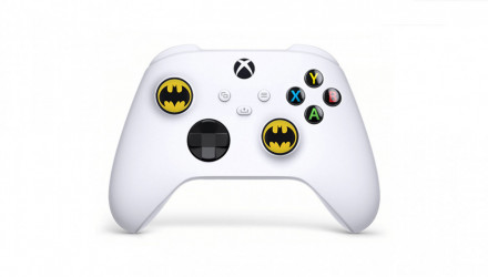 Накладки на Стики 2шт RMC Batman PlayStation 5 4 3 2 1 Xbox Series One 360 Switch 2 Black Yellow - Retromagaz, image 3