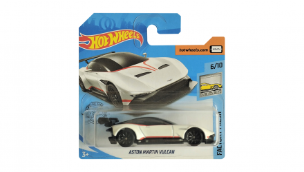 Машинка Базова Hot Wheels Aston Martin Vulcan Factory Fresh 1:64 GHC01 White - Retromagaz, image 1