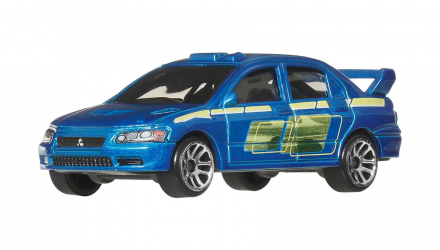 Тематична Машинка Hot Wheels Mitsubishi Lancer Evolution VII Fast & Furious 1:64 JBY47 Blue - Retromagaz, image 2