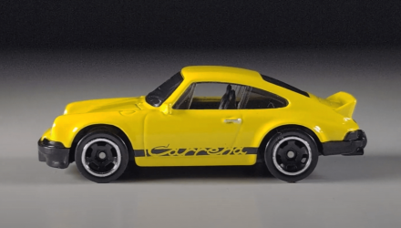 Машинка Базовая Hot Wheels Porsche 911 Carrera RS 2.7 Factory Fresh 1:64 HTC49 Yellow - Retromagaz, image 4