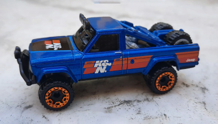 Машинка Базова Hot Wheels '73 Jeep J10 Hot Trucks 1:64 HTC31 Blue - Retromagaz, image 3