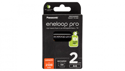 Аккумулятор Panasonic AA 2шт Eneloop Pro 2500 mAh - Retromagaz, image 1