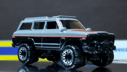 Машинка Базова Hot Wheels '88 Jeep Wagoneer The `80S 1:64 HKG86 Dark Grey - Retromagaz, image 2