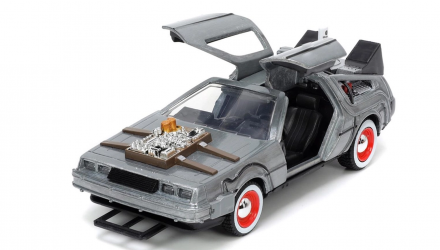 Машинка Jada Delorean DMC-12 Back to the Future 3 Time Machine 1:32 Silver - Retromagaz, image 3